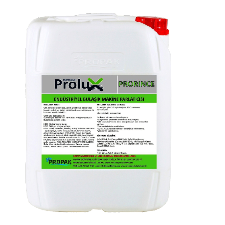 PROLUX PRORİNCE ENDÜSTRİYEL MAKİNA PARLATICI 20 LT 